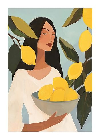 Poster Lemon Harvest Serenity