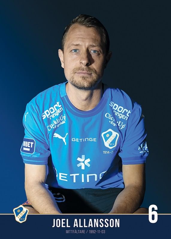 Joel Allansson #6 Halmstads BK 2024-12