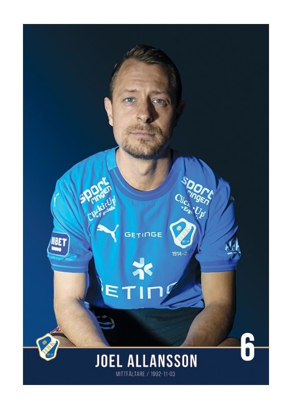 Poster Joel Allansson #6 Halmstads BK 2024