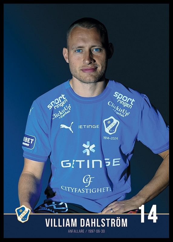 Villiam Dahlström #14 Halmstads BK 2024-12
