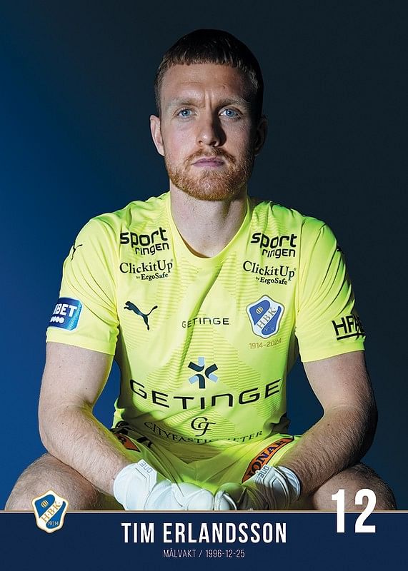 Tim Erlandsson #12 Halmstads BK 2024-12