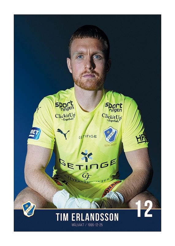 Tim Erlandsson #12 Halmstads BK 2024-12