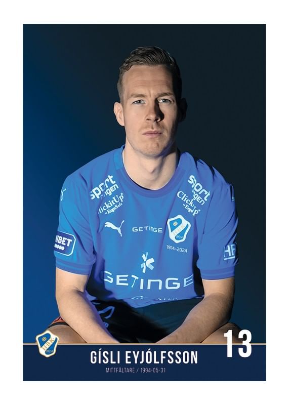 Gísli Eyjólfsson #13 Halmstads BK 2024-12