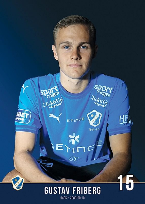 Gustav Friberg #15 Halmstads BK 2024-12