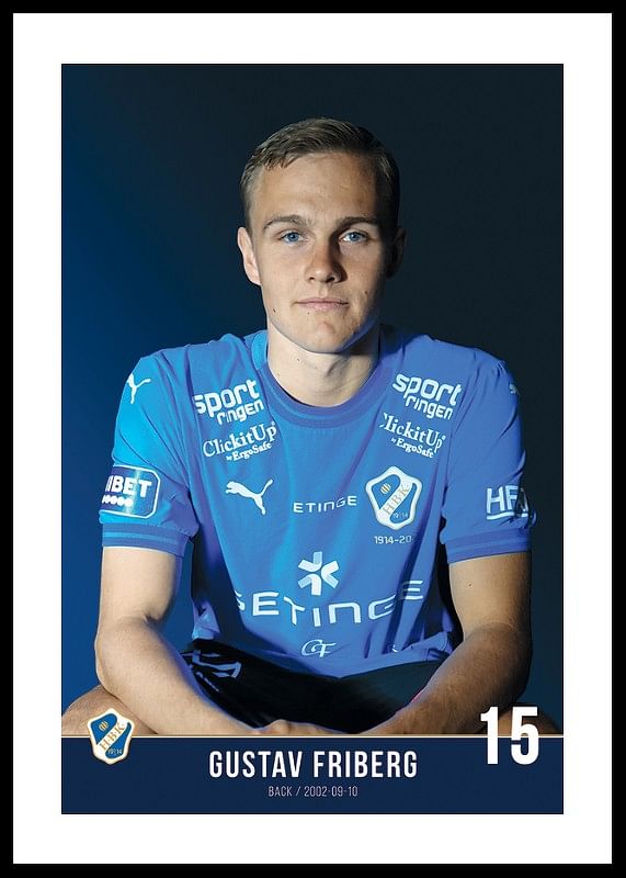 Gustav Friberg #15 Halmstads BK 2024-12