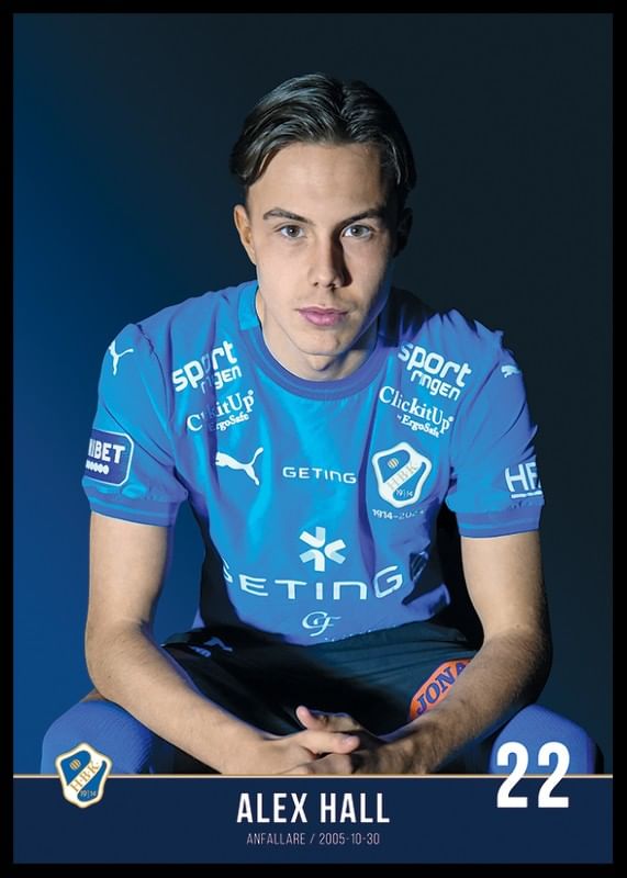Alex Hall #22 Halmstads BK 2024-12