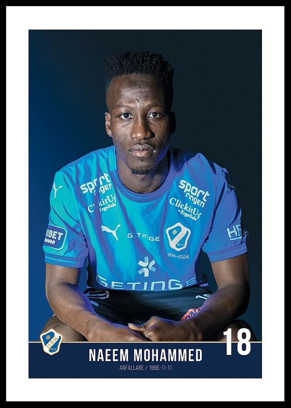 Naeem Mohammed #18 Halmstads BK 2024-12