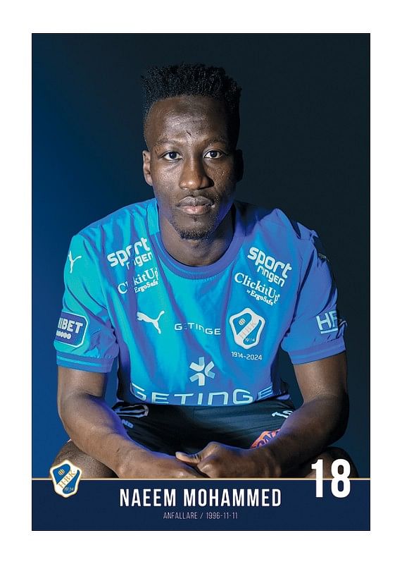 Naeem Mohammed #18 Halmstads BK 2024-12