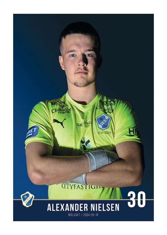 Poster Alexander Nielsen #30 Halmstads BK 2024