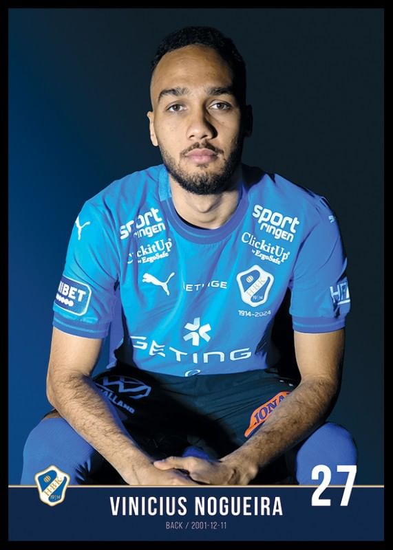 Vinicius Nogueira #27 Halmstads BK 2024-12