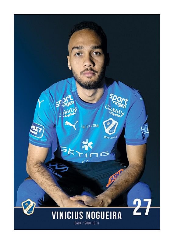 Poster Vinicius Nogueira #27 Halmstads BK 2024