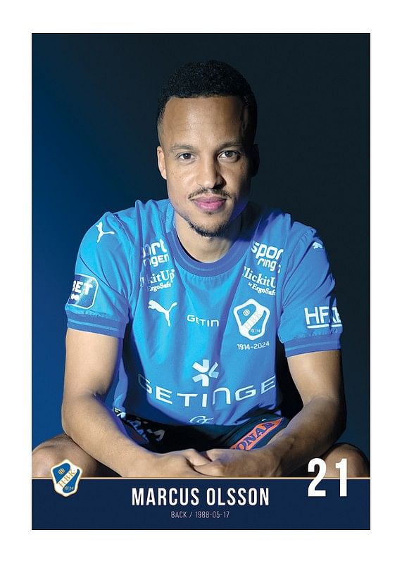 Poster Marcus Olsson #21 Halmstads BK 2024