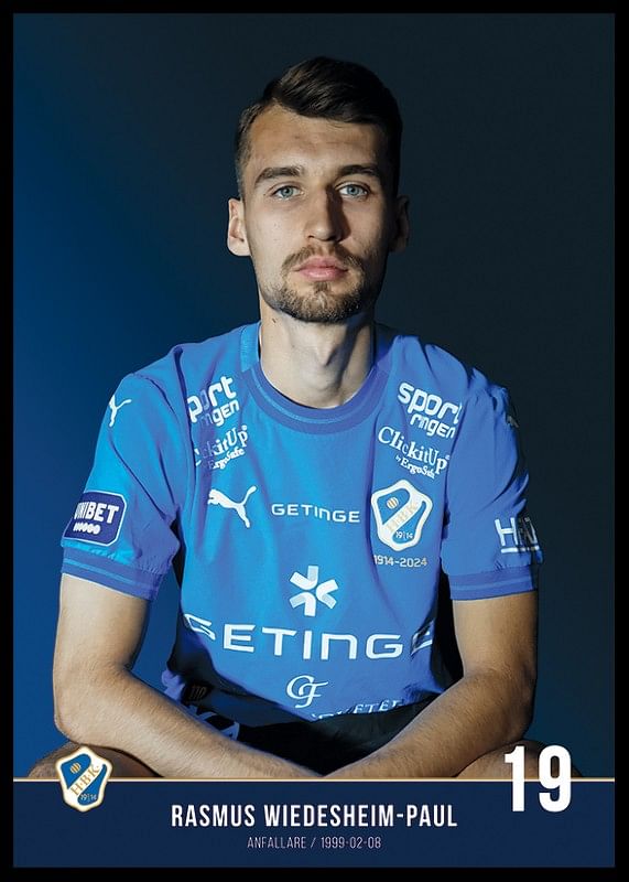 Rasmus Wiedesheim-Paul #19 Halmstads BK 2024-12