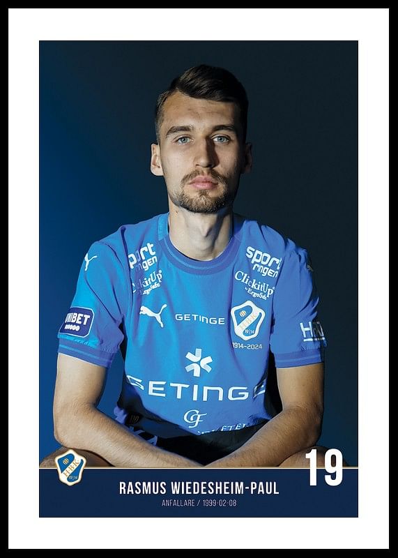 Rasmus Wiedesheim-Paul #19 Halmstads BK 2024-12