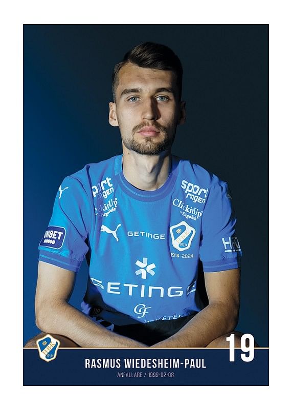 Rasmus Wiedesheim-Paul #19 Halmstads BK 2024-12