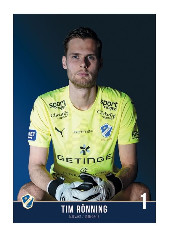 Poster Tim Rönning #1 Halmstads BK 2024