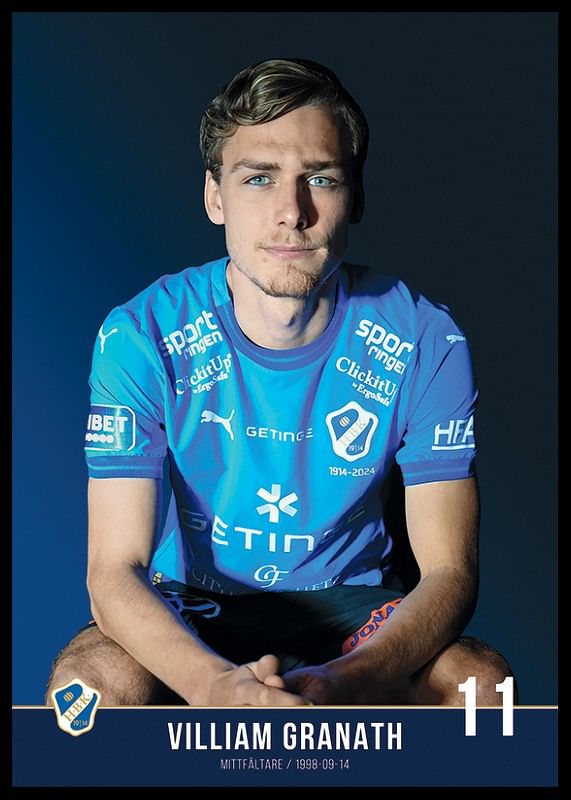 Villiam Granath #11 Halmstads BK 2024-12