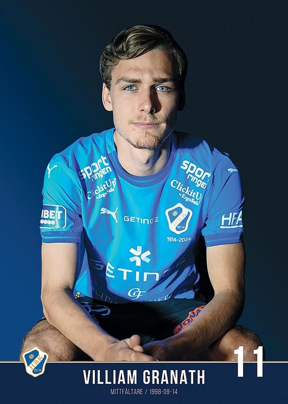 Villiam Granath #11 Halmstads BK 2024-12