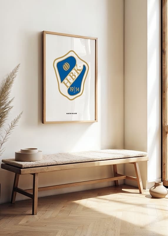HBK Logo Vit Halmstads BK-12