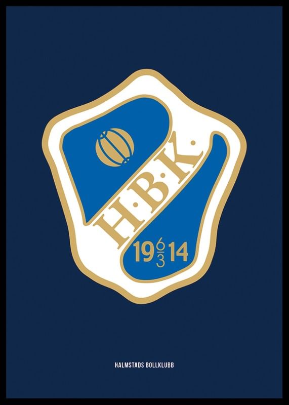 HBK Logo Mörkblå Halmstads BK-12