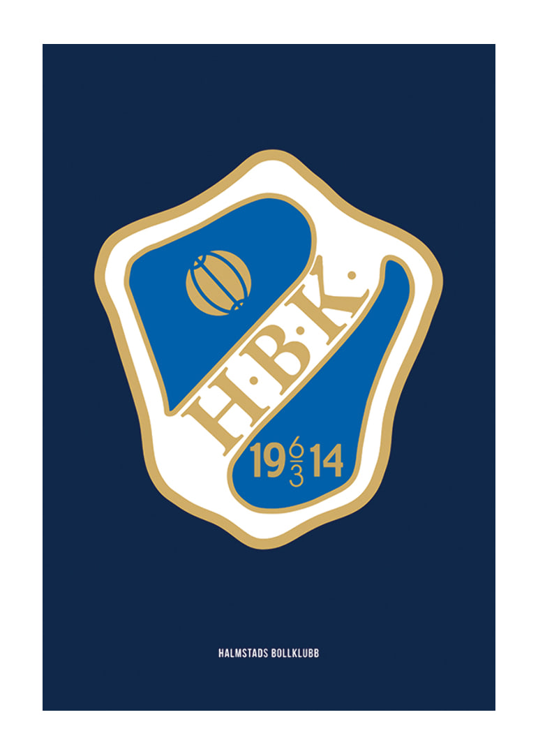 HBK Logo Mörkblå Halmstads BK-12