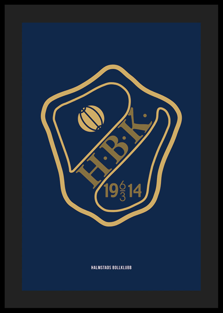 HBK Logo Outline Halmstads BK-12
