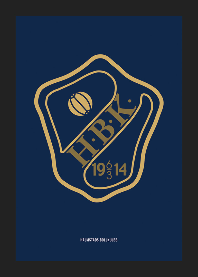 HBK Logo Outline Halmstads BK-12