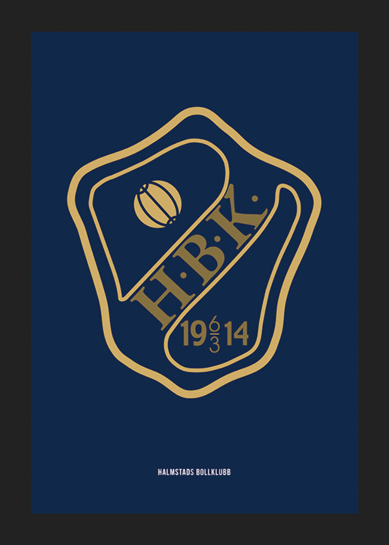 HBK Logo Outline Halmstads BK-12