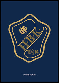 HBK Logo Outline Halmstads BK-6