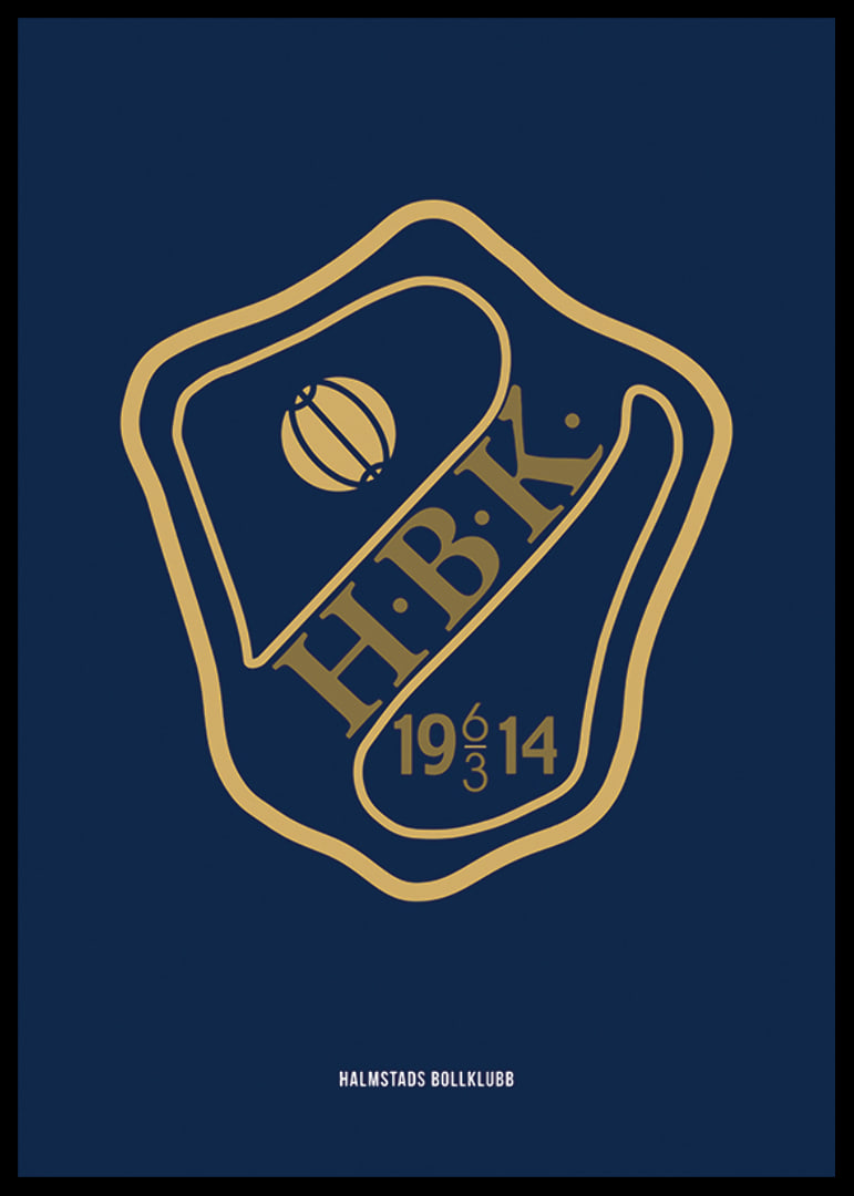 HBK Logo Outline Halmstads BK-12