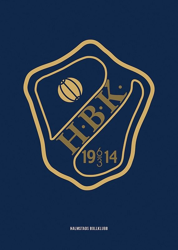 HBK Logo Outline Halmstads BK-12