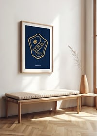 HBK Logo Outline Halmstads BK-8