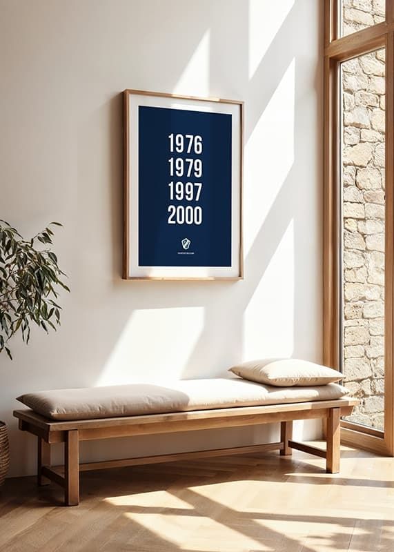 Poster Guldåren Halmstads BK crossfade