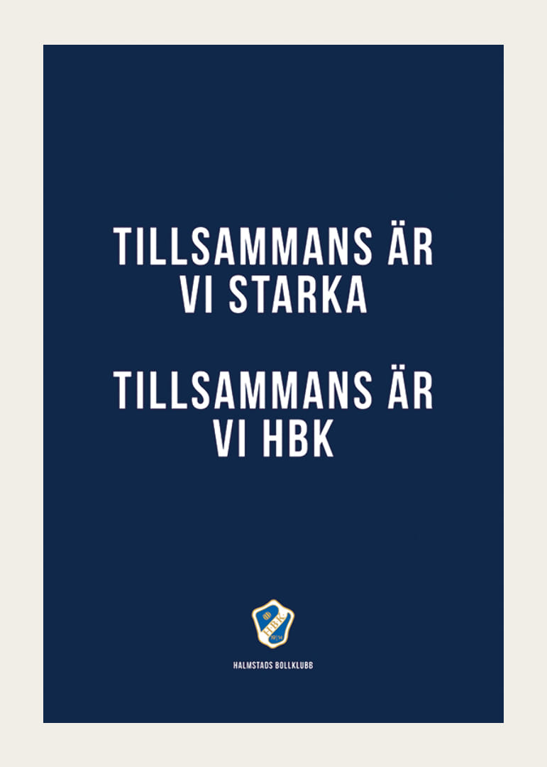 Tillsammans Är Vi HBK Halmstads BK-12
