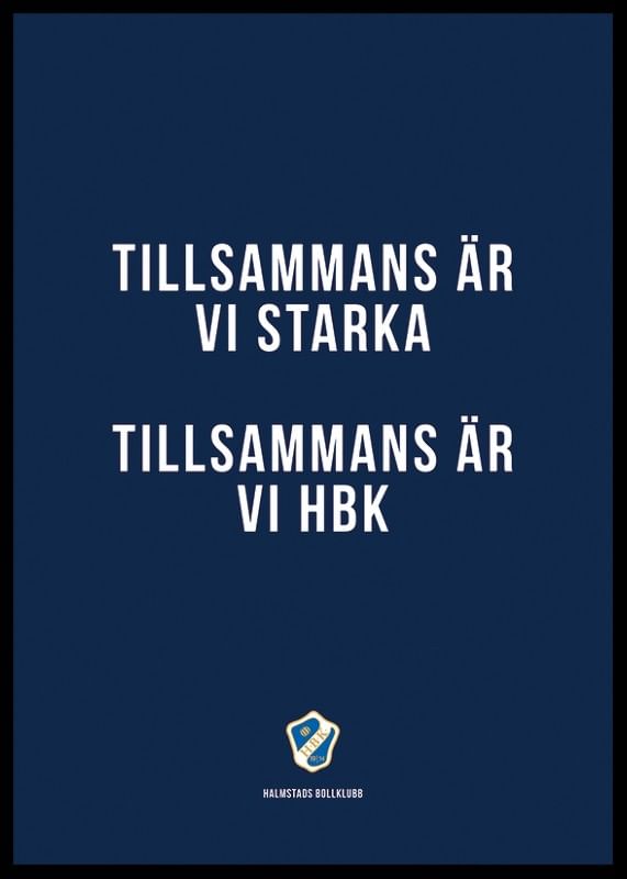 Tillsammans Är Vi HBK Halmstads BK-12
