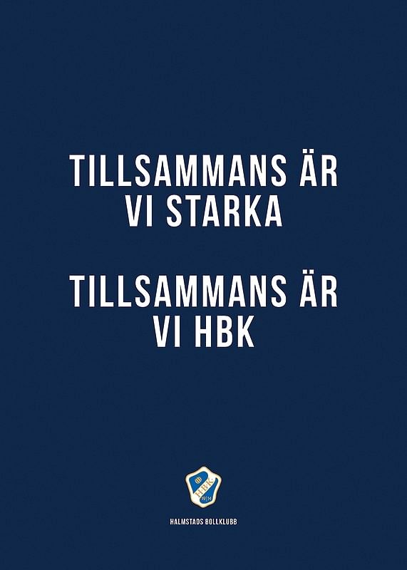 Tillsammans Är Vi HBK Halmstads BK-12