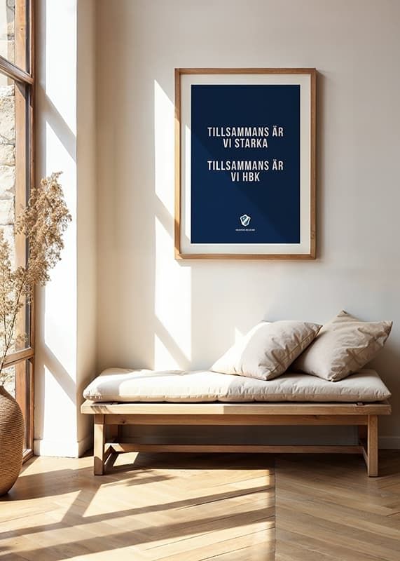 Poster Tillsammans Är Vi HBK Halmstads BK crossfade