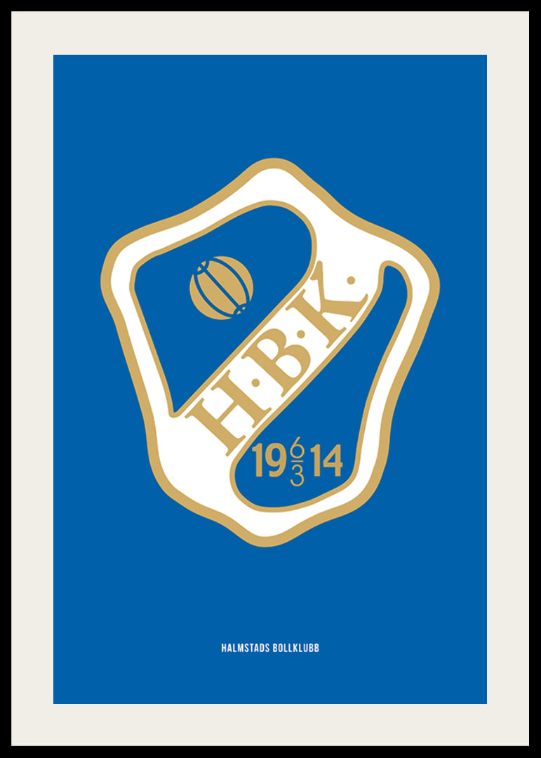 HBK Logo Blå Halmstads BK-12