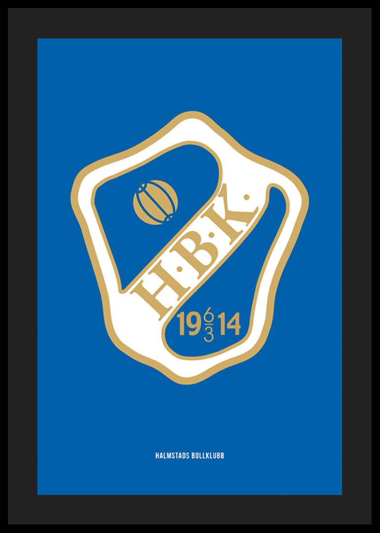 HBK Logo Blå Halmstads BK-12