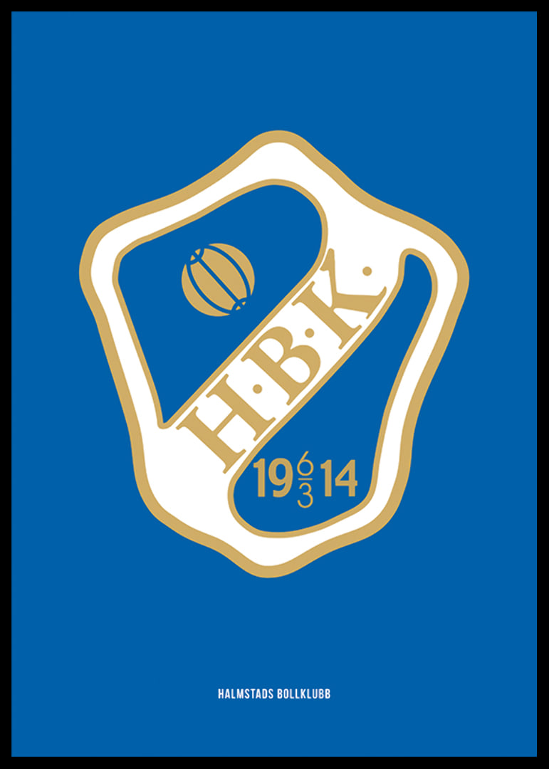 HBK Logo Blå Halmstads BK-12