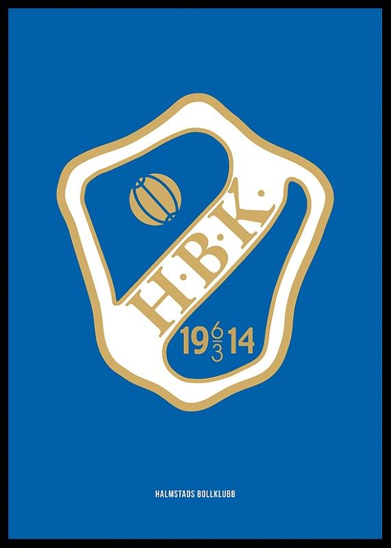 HBK Logo Blå Halmstads BK-12