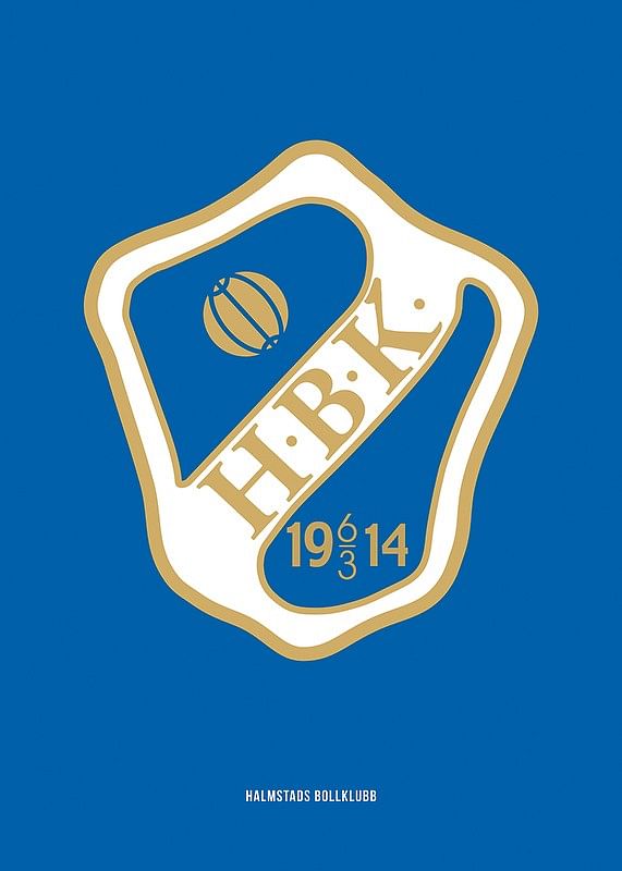 HBK Logo Blå Halmstads BK-12