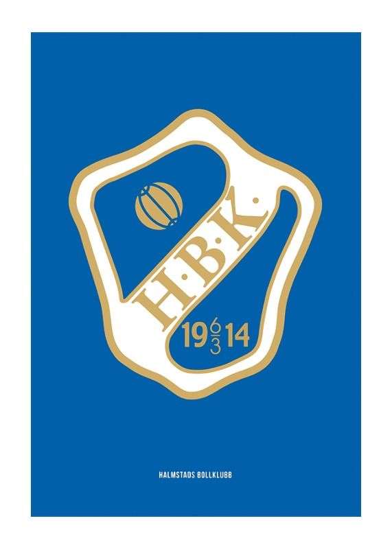 Poster HBK Logo Blå Halmstads BK