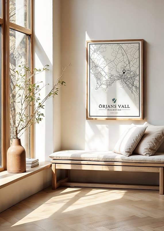 Poster Örjans Vall Karta Halmstads BK crossfade