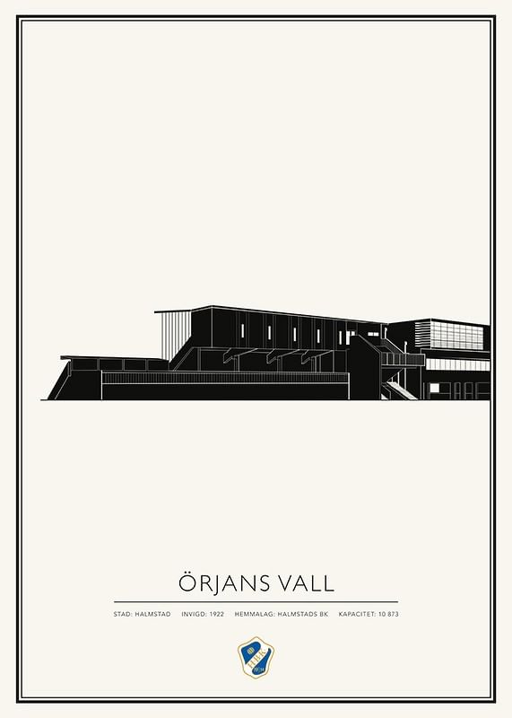 Poster Örjans Vall Skiss Halmstads BK 01