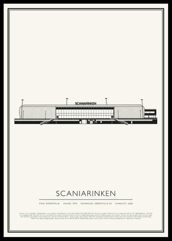 Scaniarinken Vintage Skiss poster-12