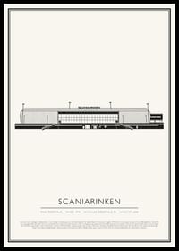 Scaniarinken Vintage Skiss poster-0