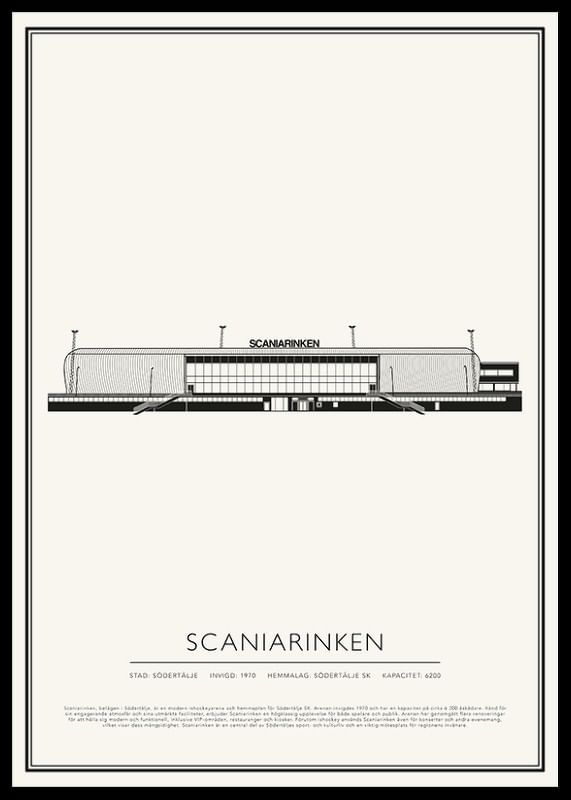 Scaniarinken Vintage Skiss poster-12