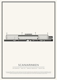 Scaniarinken Vintage Skiss poster-1
