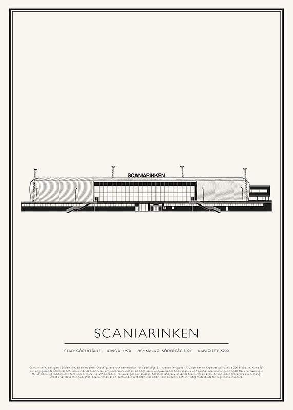 Scaniarinken Vintage Skiss poster-12
